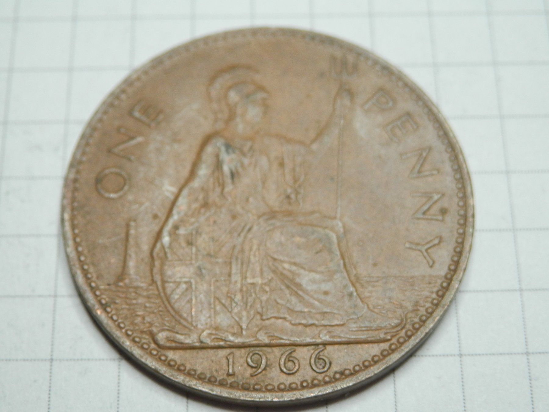 Tutti le monete: Großbritannien 1 Penny, 1966 – Usato da Weiach venduto da weiach81 1