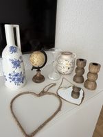 Dekoartikel: Vase, Globus, Kerzenhalter, Spiegel, Herz 3