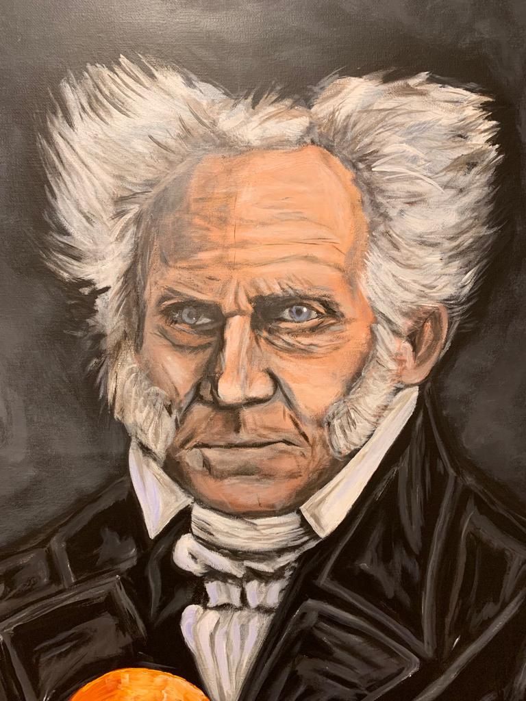 Foto & Immagini: Bild Arthur Schopenhauer, ca.60x80cm, Akryl + Leinwand – Nuovo (secondo la descrizione) da Oberwil BL venduto da AnnaFriedrich 3