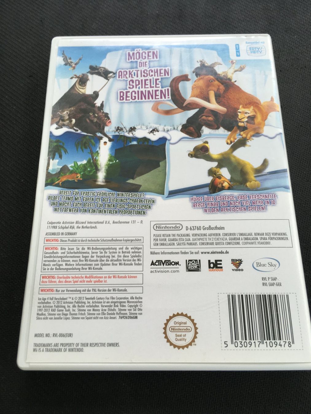 Nintendo Jeux: Ice age 4 - Nintendo Wii – D'occasion à St.Gallen par Punktchen01 1