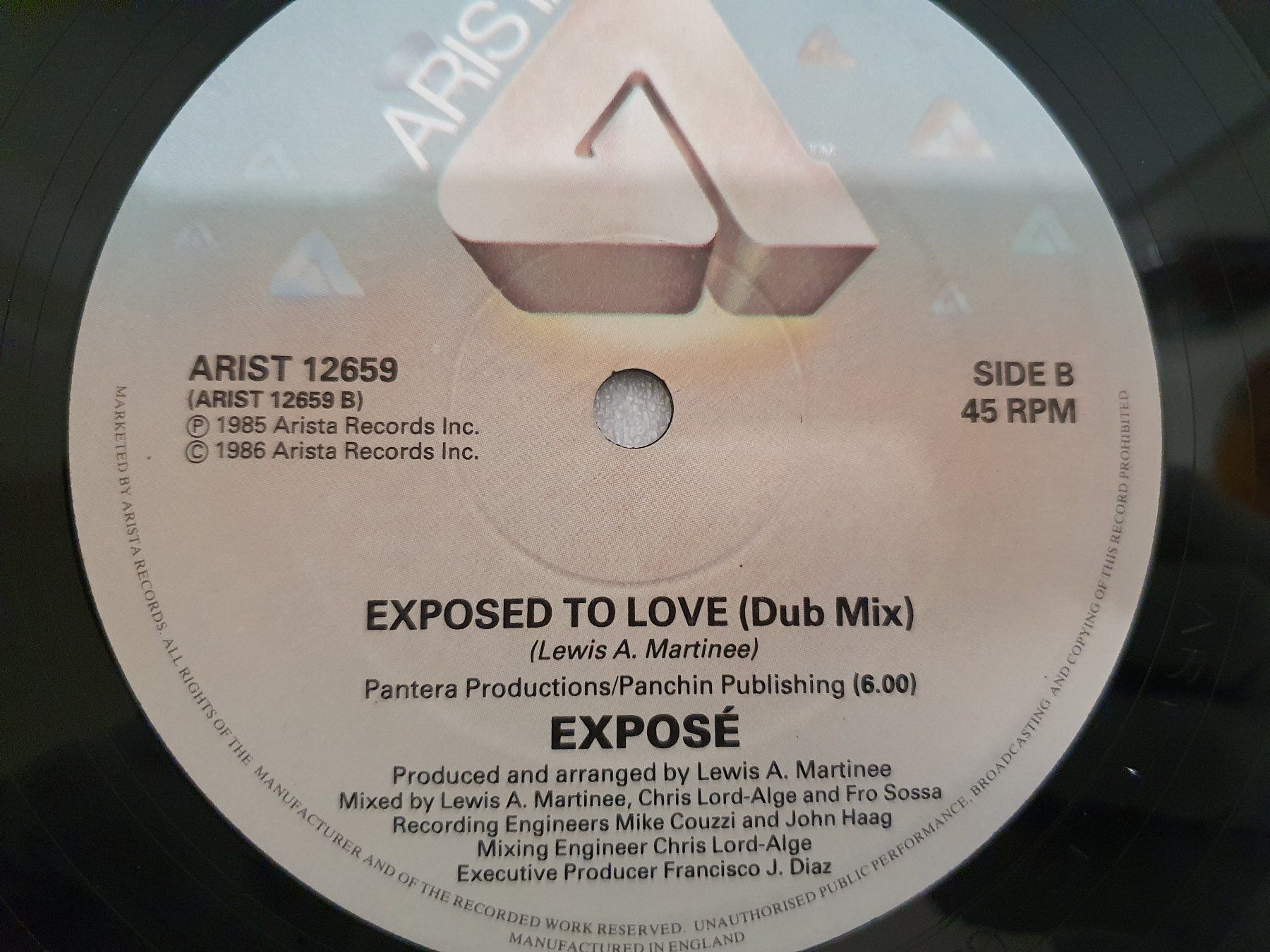 Schallplatten: Exposé – Exposed To Love – Gebraucht aus Uster von Vinyl-Leidenschaft 5