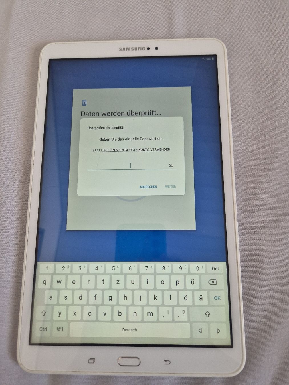 Samsung Tablet PC: Samsung Galaxy Tab A6 – Difettoso da Hörhausen venduto da Nuage81 1