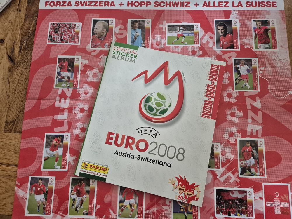 Panini UEFA Euro 2008 Austria & Switzerland Sticker Lot #410-535 – Part 3/3, Italy Made