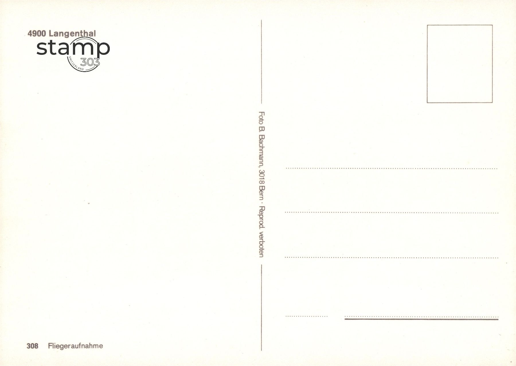 Cartoline postali: AK Langenthal _ Fliegeraufnahme – Usato da Eggersriet venduto da stamp303 1