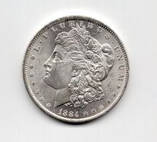 (349) USA, 1 Dollar, Morgan, 1884, top stgl