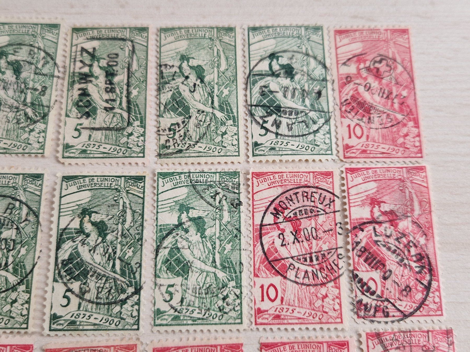 Tous les timbres: UPU Lot, ab 1.- – D'occasion à Burgdorf par Glossy01 2