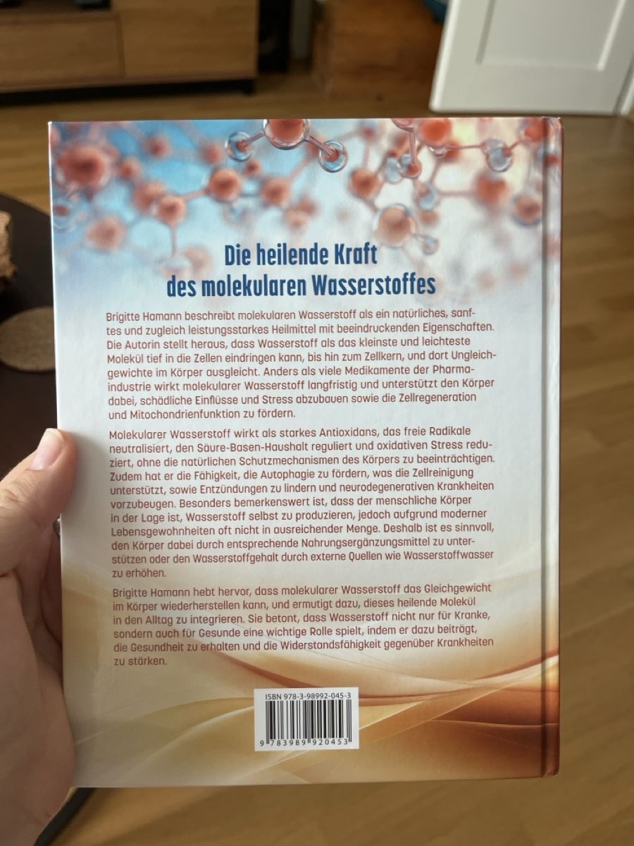 Livres: Praxisbuch molekularer Wasserstoff Brigitte Hamann – D'occasion à Zürich par Alindae 1