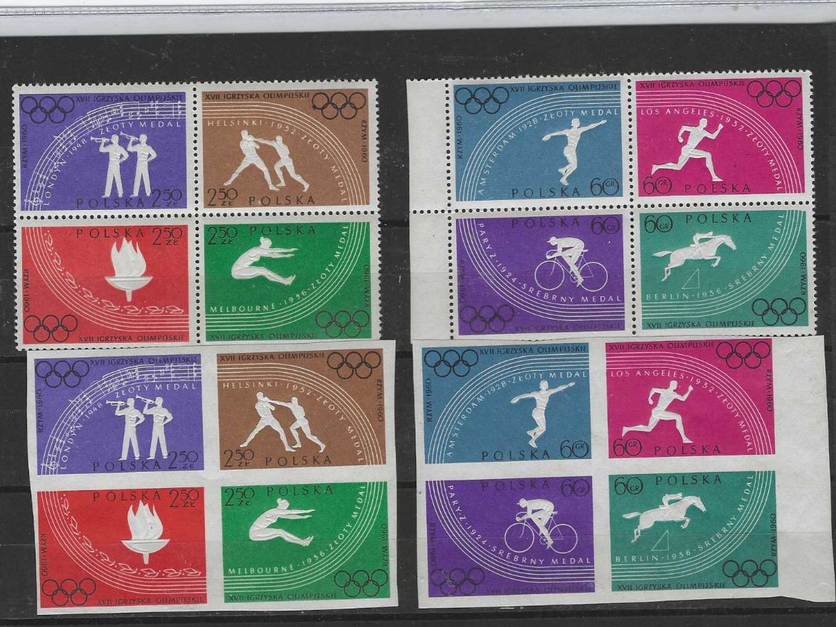 Tutti i francobolli: POLEN 1960 ** OLY.SO.SP. ROM – Nuovo (secondo la descrizione) da Dintikon venduto da bonita099