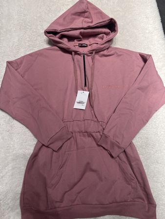 sweat à capuche Keeping rose taille L NEUVE