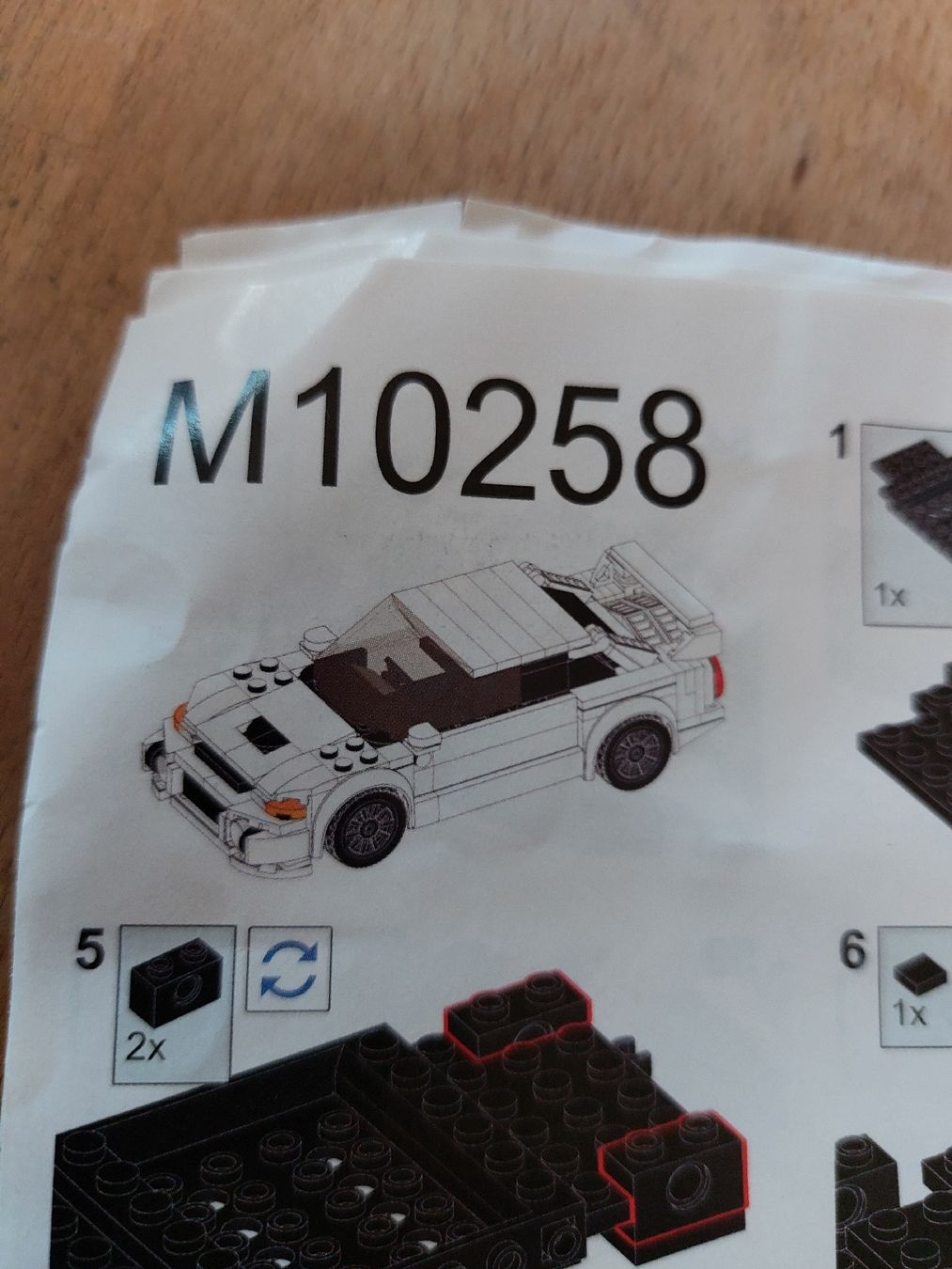 Baukästen: Mitsubishi Lancer EVO aus Klemmbausteinen – Neu (gemäss Beschreibung) aus Roggwil BE von zoeri46 1