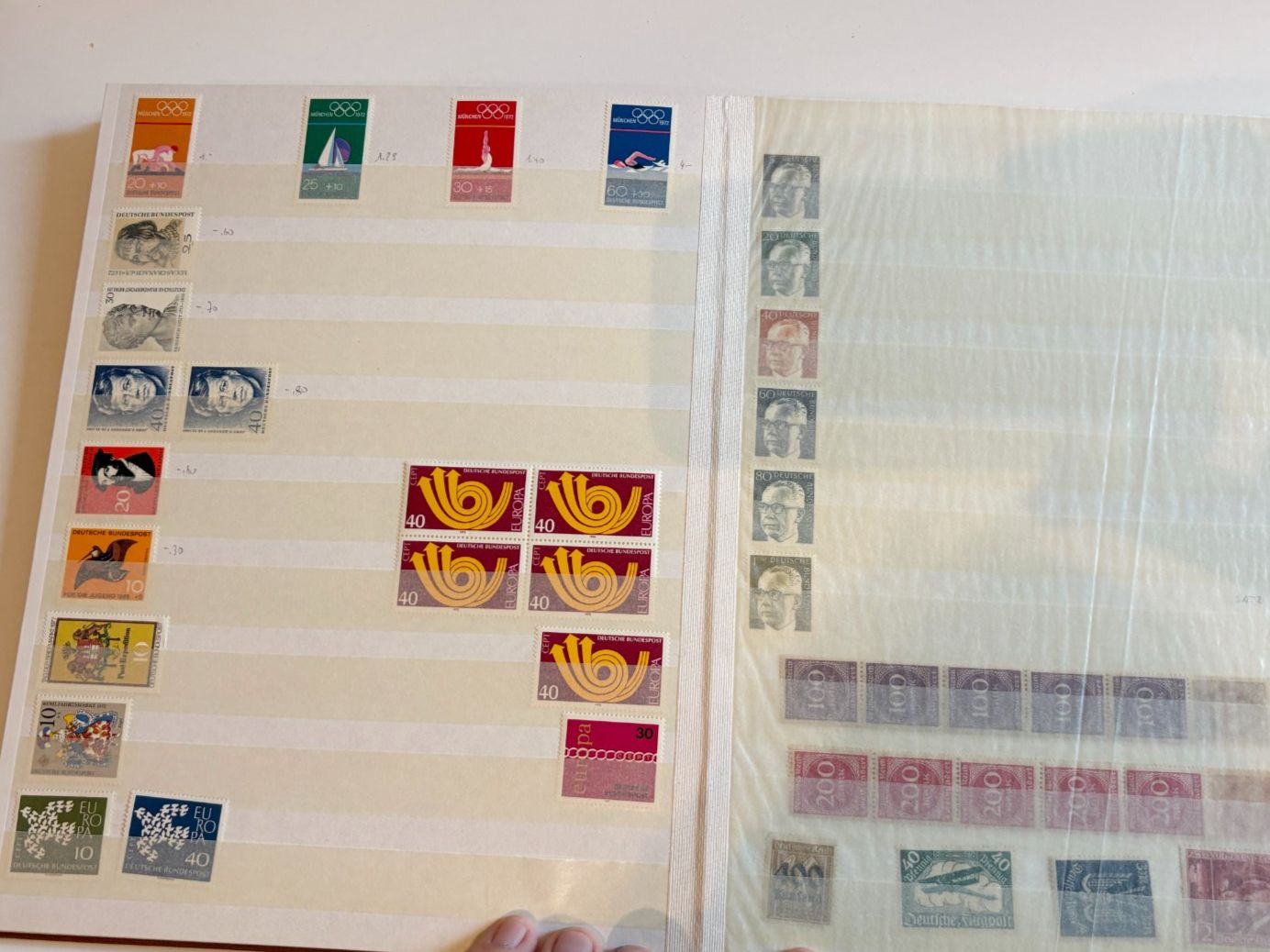 Alben: Briefmarkenalbum Deutschland – Gebraucht aus Riva san vitale von abd_p86k 7