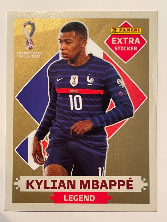 Autocollant Kylian Mbappé - Collection Panini Foot 2023