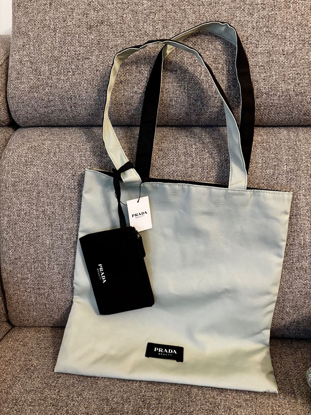 Prada Borse da donna: Prada Beauy Tote Bag schwarz/Avocado – Nuovo (secondo la descrizione) da Uznach venduto da Vintage2022. 4