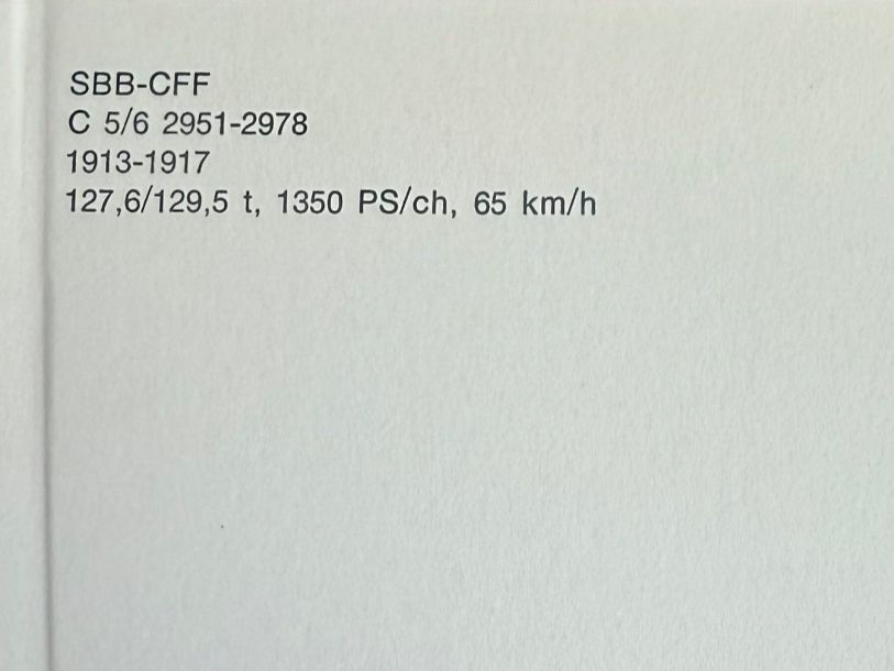Cartoline postali: SBB-CFF - C 5/6 2951-2978 -  1913 – Usato da Lutry venduto da Ediego 2