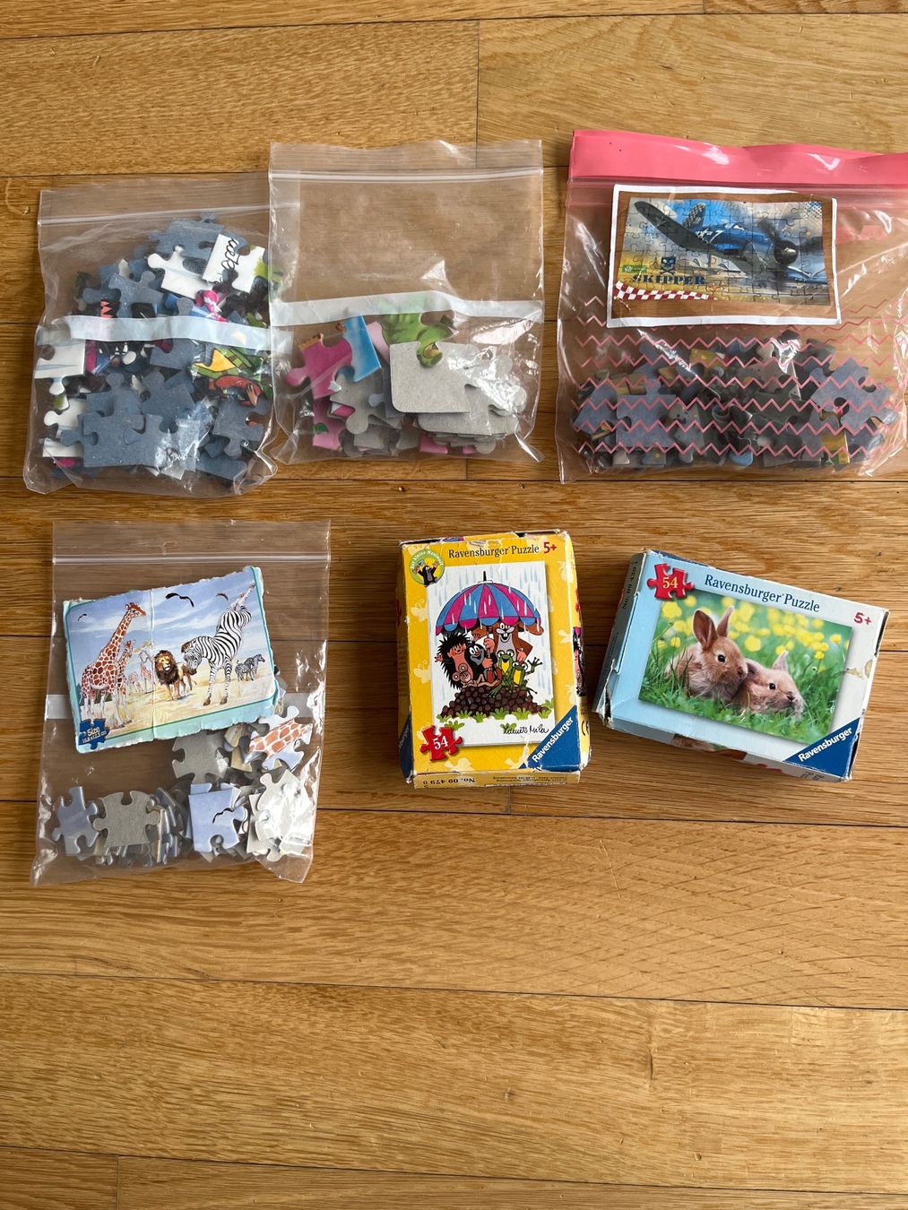 Puzzle: Ravensburger Puzzle Sammlung - Tierwelt, Flugzeug etc – Usato da Bottenwil venduto da tob_f5yd