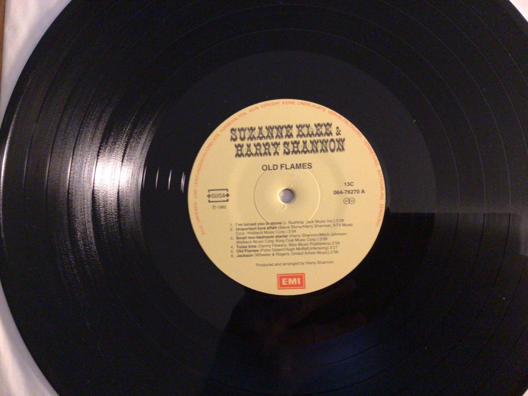Dischi in vinile: SUZANNE KLEE& HARRY SHANNON, Old Flames LP,1982 – Usato da Steinach venduto da Quarkie 2