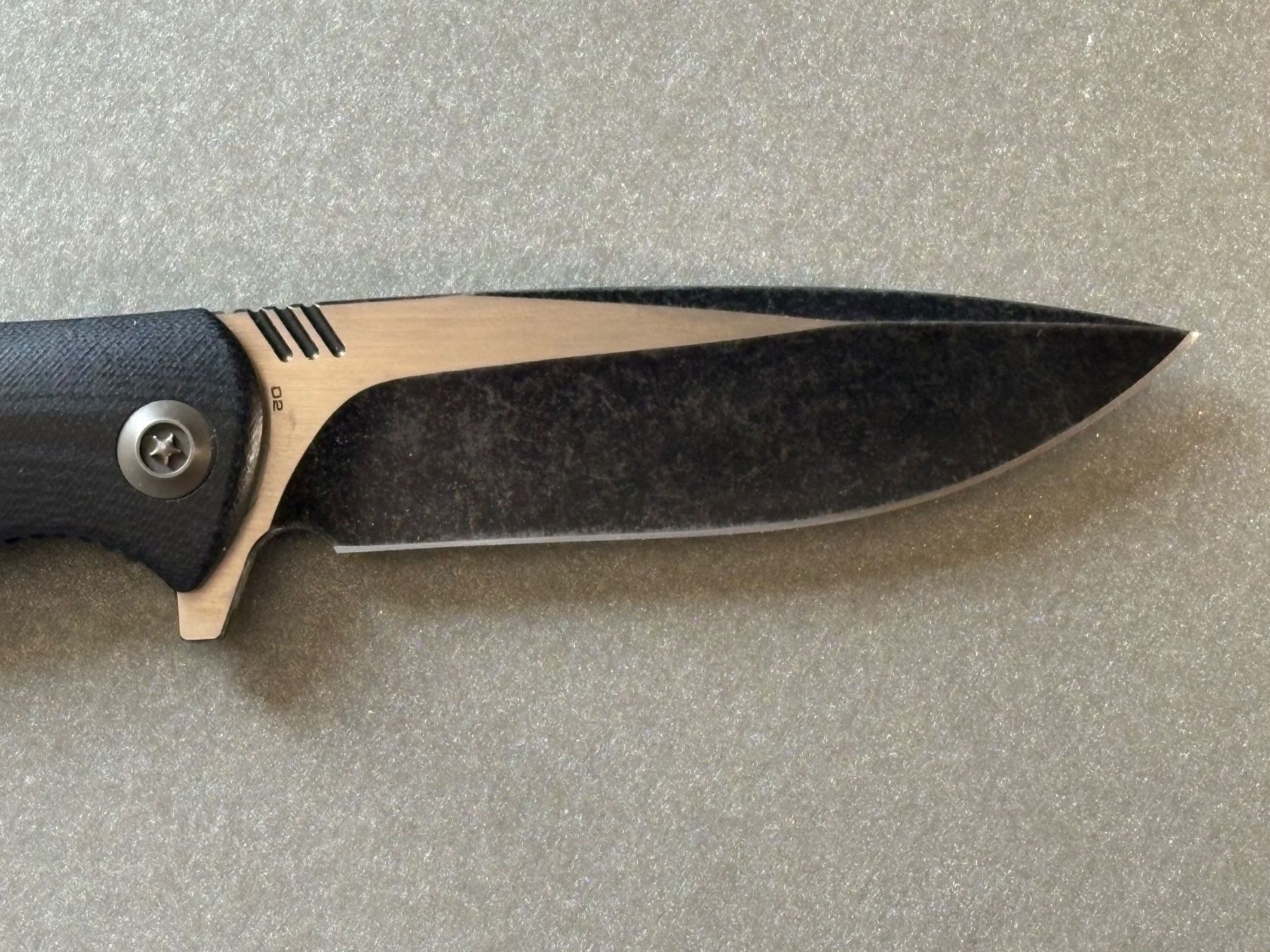 Coltelli tascabile: WE Knife 703F - D2 / G10 - Black Stonewash – Usato da Männedorf venduto da Rarin67 3