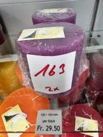 163 Posten Raureif Stumpen Kerze/n 120 x 120 aus Liquidation