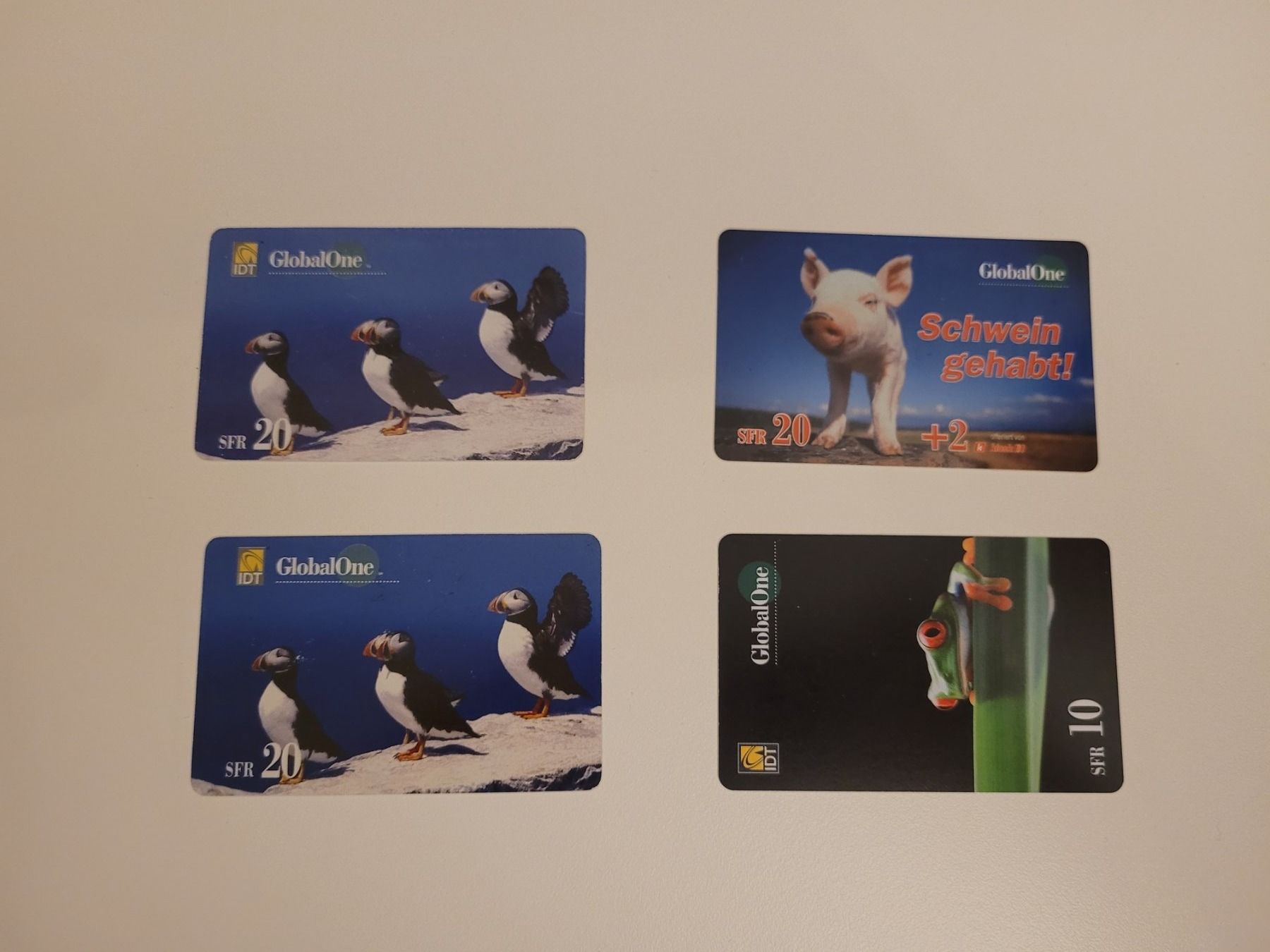 Telefon- & Taxkarten: Telefonkarten GlobalOne – Gebraucht aus Inwil von Flower2325