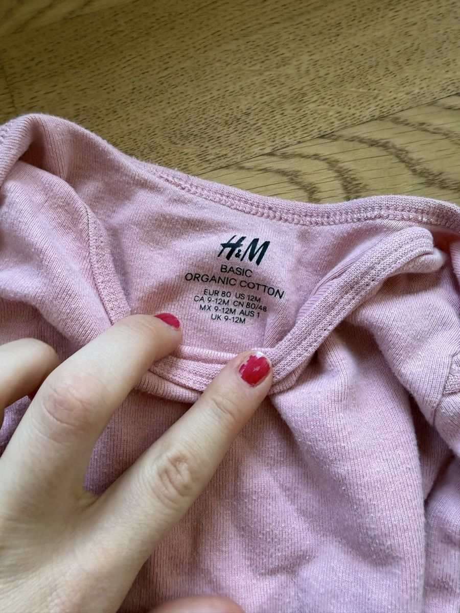 H&M Biancheria intima: H&M Body, Langarm, Rosa 9-12 Monate  – Usato da Riehen venduto da ann_76jw 3