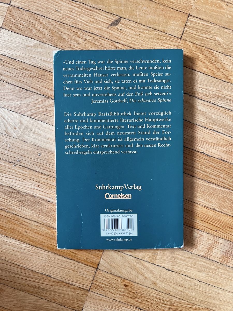 Libri: Die schwarze Spinne – Nuovo (secondo la descrizione) da Winterthur venduto da Leonie_s 1