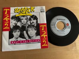 SLAPSTICK rare What's the matter Single Kult SWISS 80's T-4-
