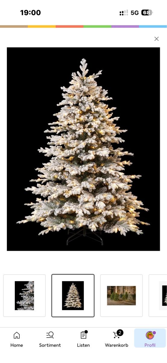 Alle Dekorationen: Weihnachtsbaum - STT Snowed Tree - NP CHF 499 – Neu (gemäss Beschreibung) aus Zürich von ZuriiiCity 1