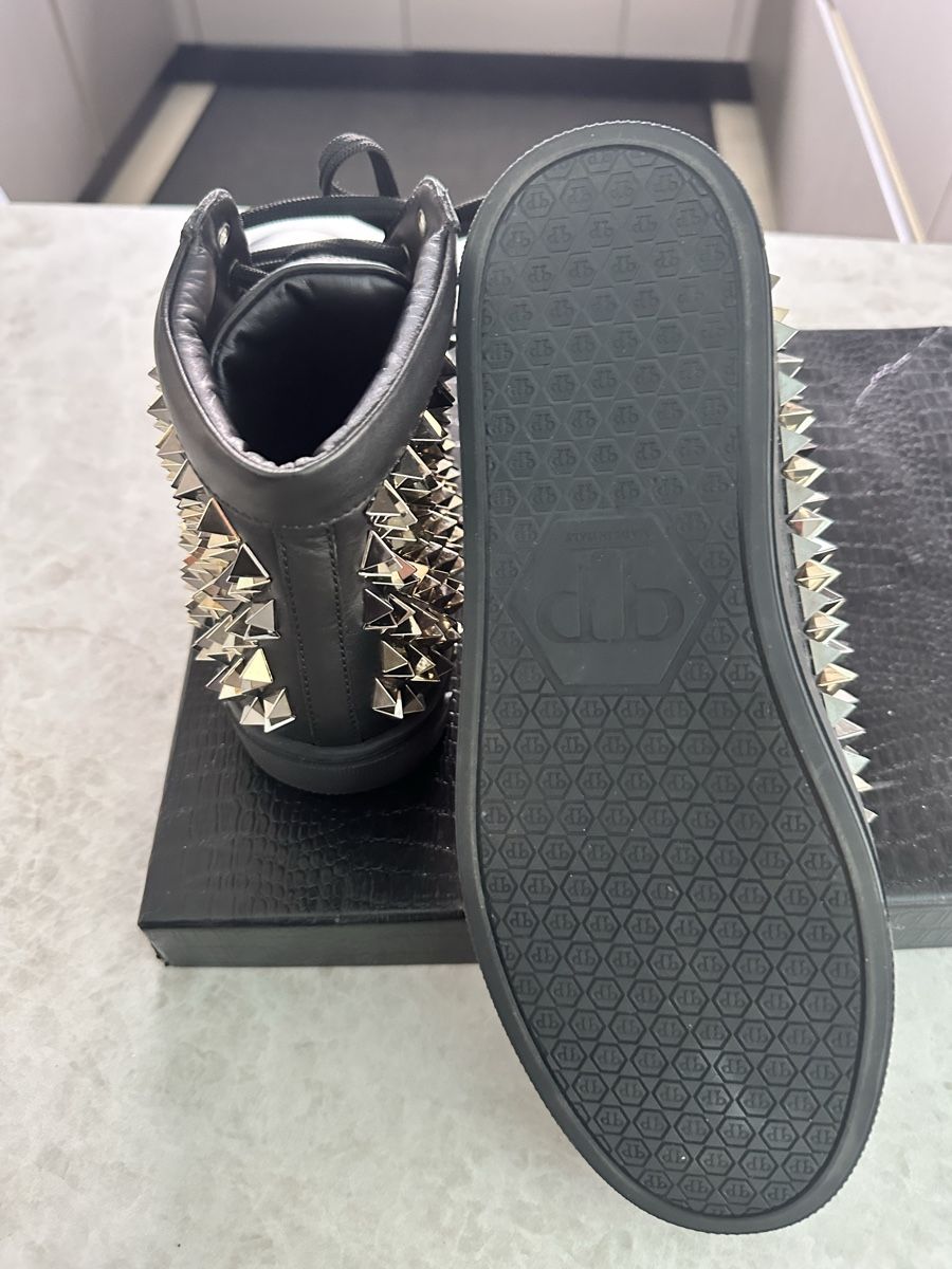 Philipp Plein Scarpe da uomo: Philipp Plein Hi-Top Skull light – Nuovo e nell'imballaggio originale da Burgdorf venduto da N.O.C. 2