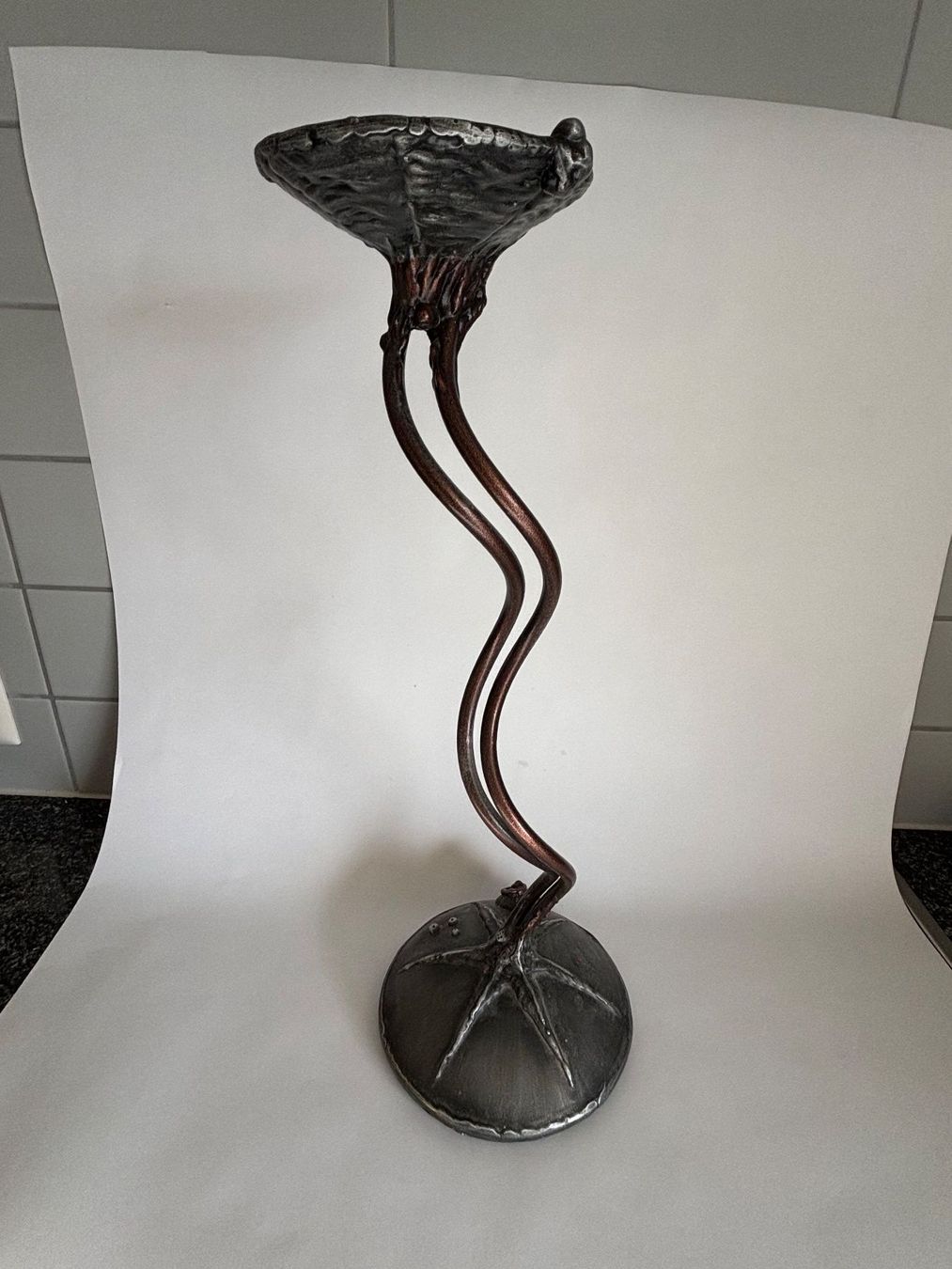 Kerzenständer: Bojack Kerzenständer Eisen geschmiedet Designklassiker – Gebraucht aus rotkreuz von baudisch 2
