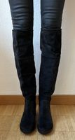 Stiefel, Gr. 37, Schwarz, Wildleder