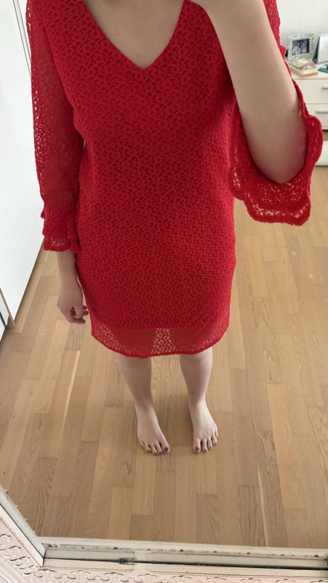 Vestiti: Sommerkleid rot Grösse 36 – Nuovo (secondo la descrizione) da Bonstetten venduto da Moma10