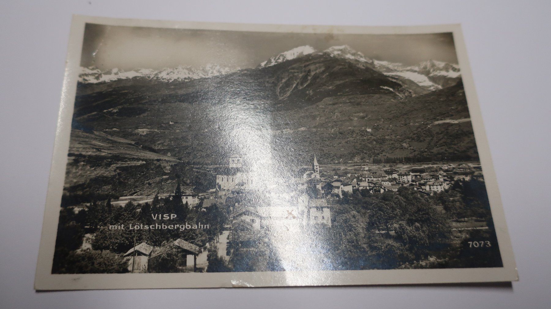 Cartes postales: Visp mit Lötschbergbahn – Défectueux à Cormoret par Pascalll2001 2