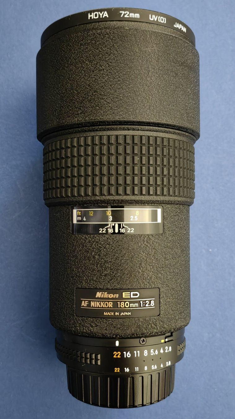 Nikon Obiettivi: Nikon AF Nikkor 180mm 1:2.8 ED – Usato da Weiningen ZH venduto da Schmacki