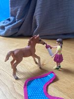 Süsses Schleich Fohlen mit Mädchen 
