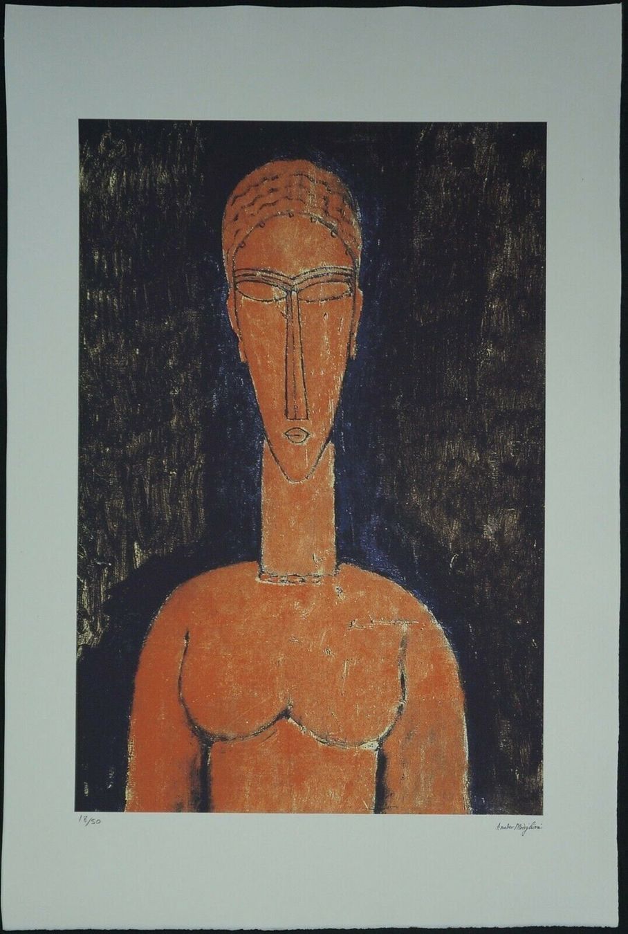 Foto & Immagini: Amedeo Modigliani   HANDNUMMERIERT  DRUCKSIGNIERT – Usato da Gersau venduto da kunst-online 5