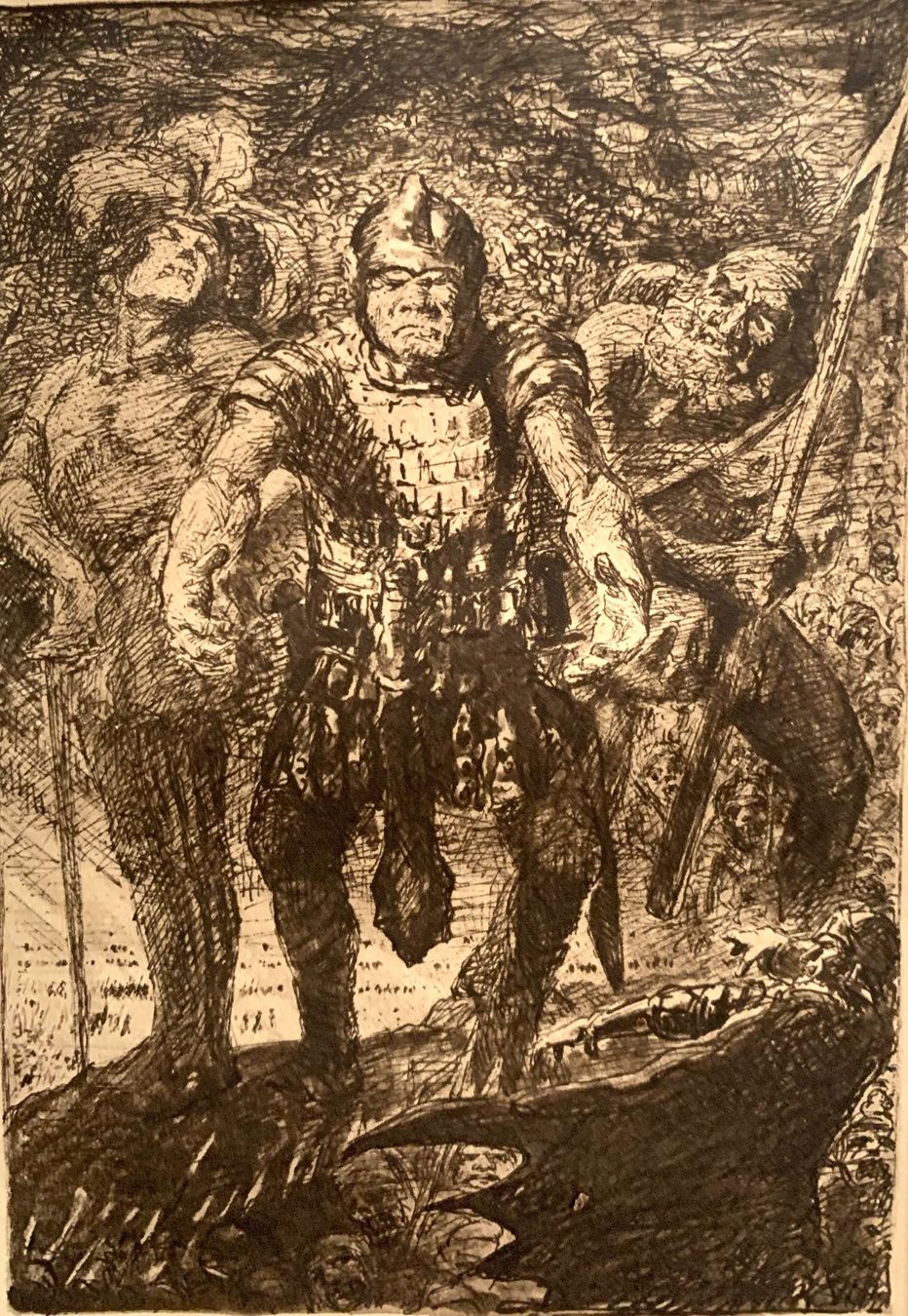 Grafica & Litografie: Bruno Héroux «Goethes Faust» "Hochgebirg" Heliogravure – Usato da Nennigkofen venduto da babag