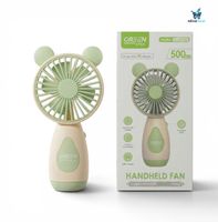 Tragbarer Handventilator – Kompakt & USB-aufladbar – Grün