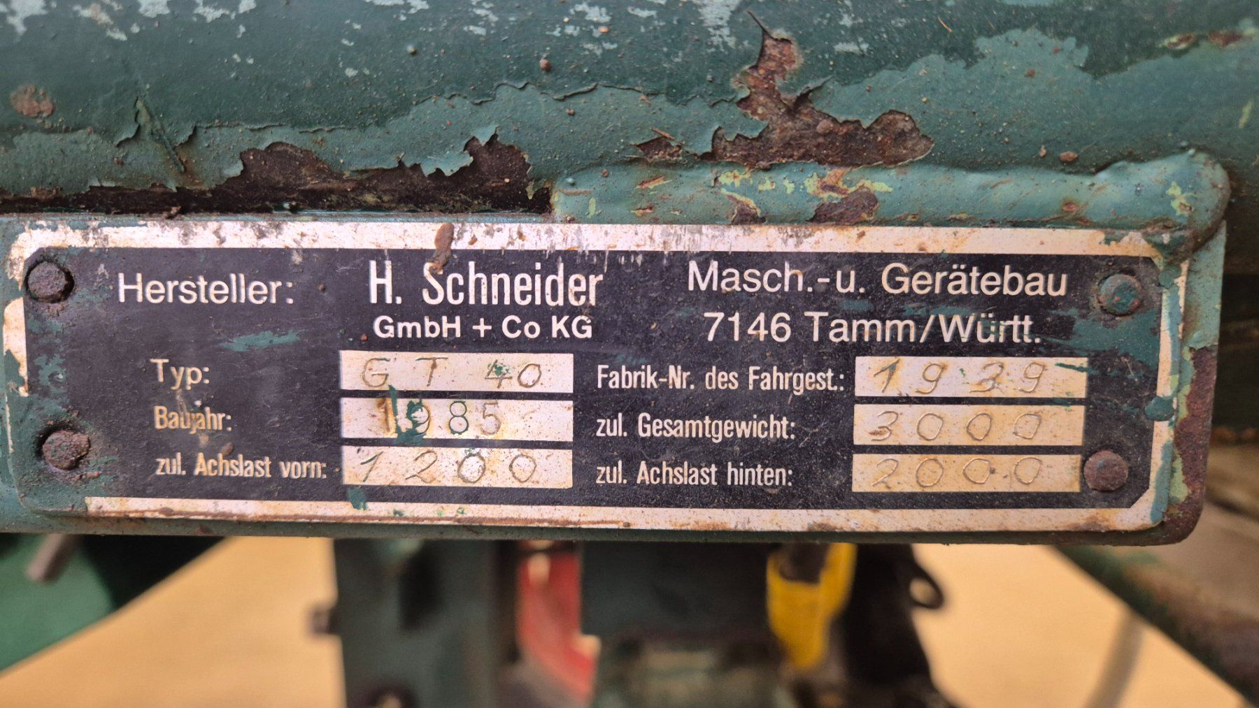 Trattori: Geräteträger/Hacktraktor Schneider GT40 – Usato da Oberwil BL venduto da adr_z5q6 4
