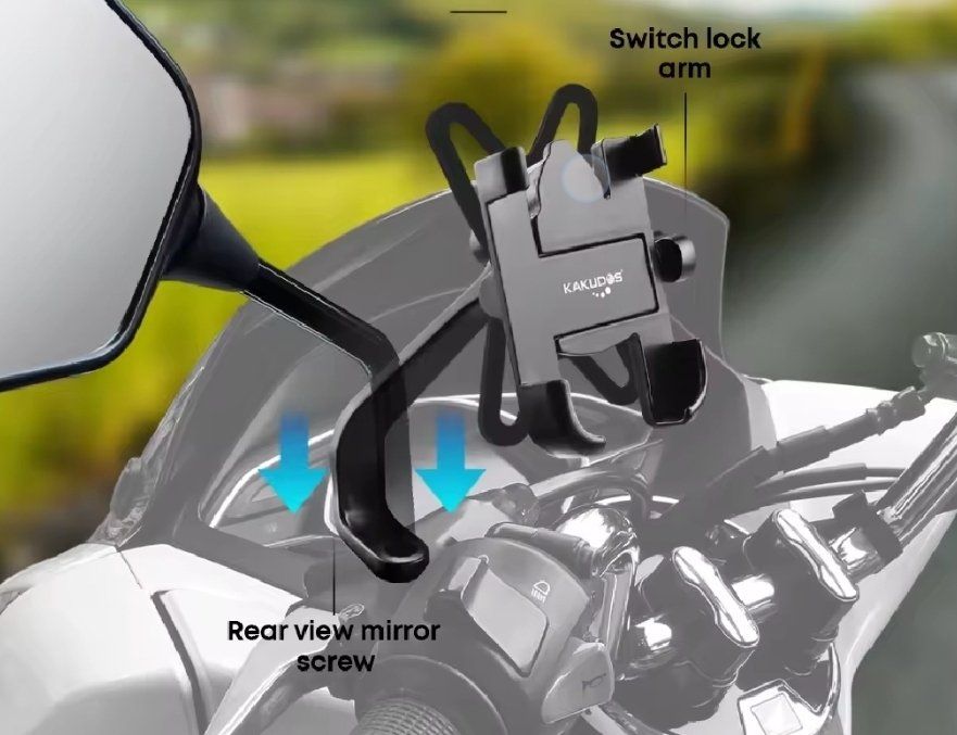 Staffe: Telefon Halterung Motorrad – Nuovo e nell'imballaggio originale da Spiez venduto da easydialog2014