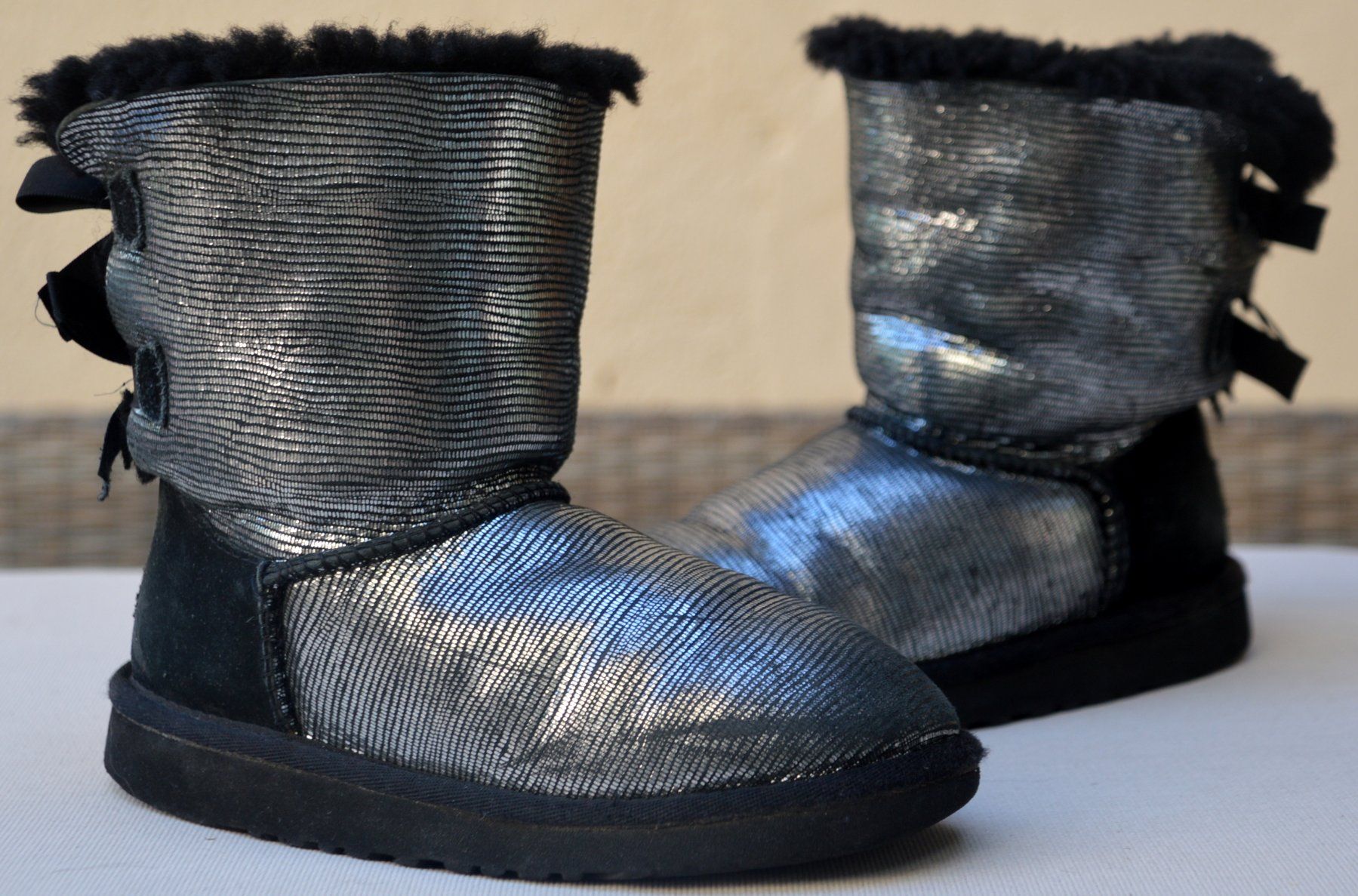 Ugg Scarpe per ragazze: Boots /  bottes UGG T Bailey Bow Lizard Toddler .32 – Usato da Collonges venduto da arashee 6