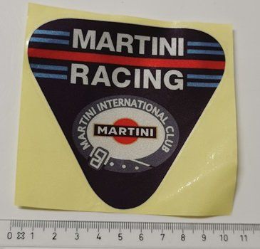 MARTINI Racing Aufkleber 15cm - Vinyl Autoaufkleber Für Stoßstange Und Fenster