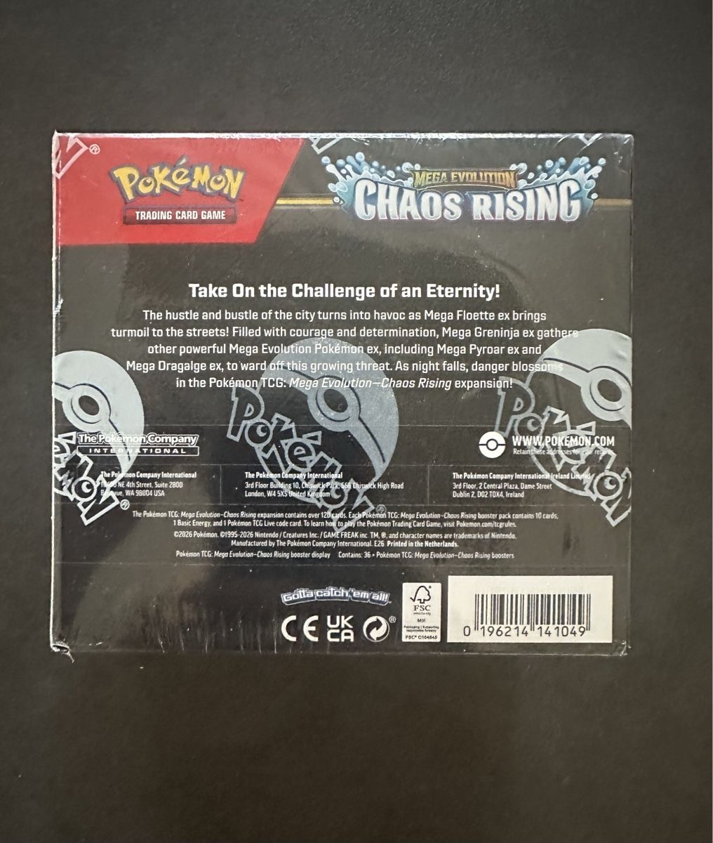 Pokémon Carte collezionabili: Chaos Rising Display Sealed Englisch – Nuovo e nell'imballaggio originale da Baar venduto da tiiqz 2
