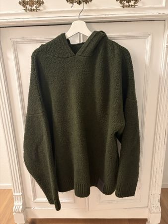 Comfy- oversized grüner Pullover Hoodie, Grösse L/XL