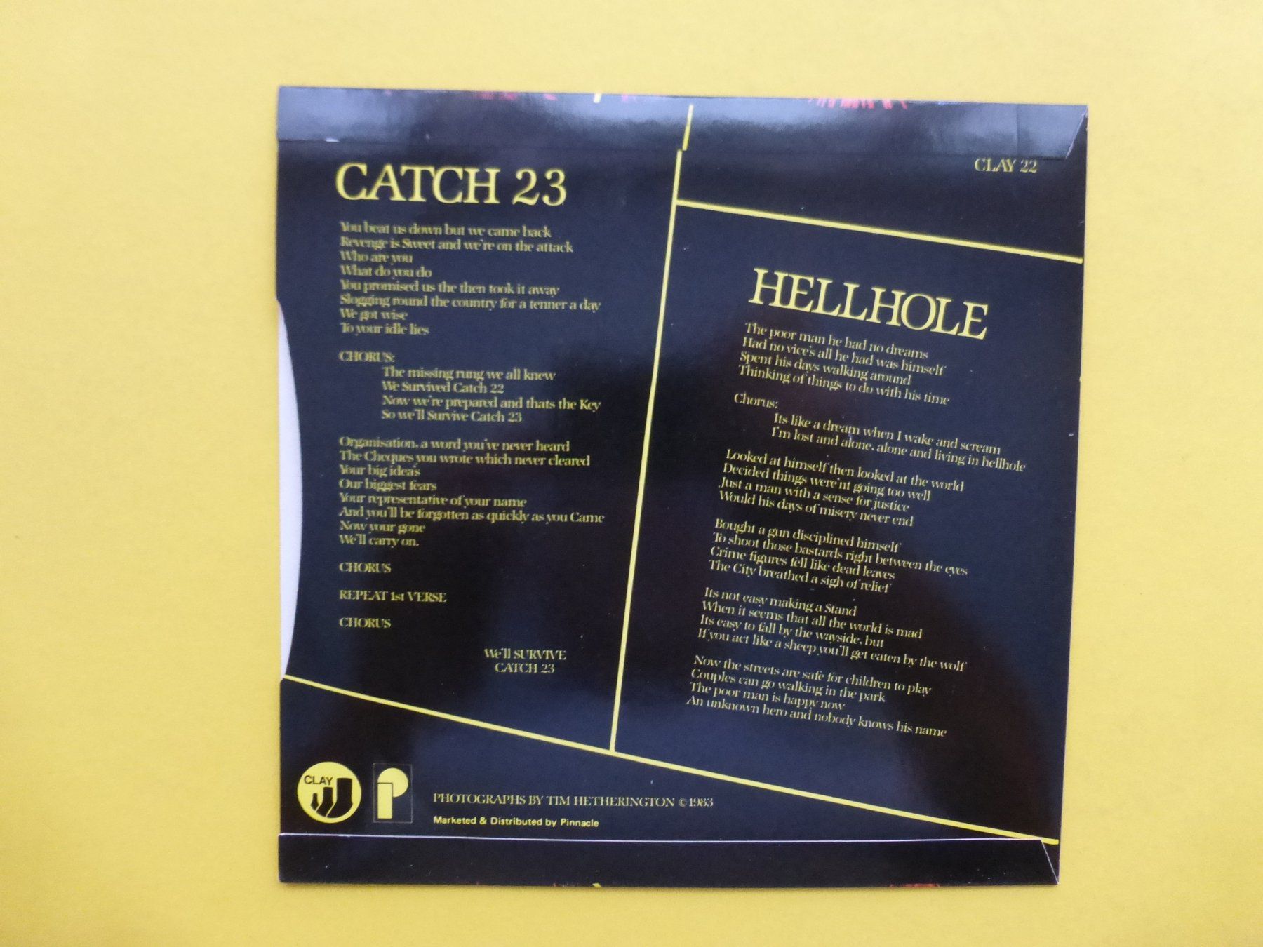 Dischi in vinile: Charged G.B.H – Catch 23 / Hellhole – Usato da Zürich venduto da Swiss57 1
