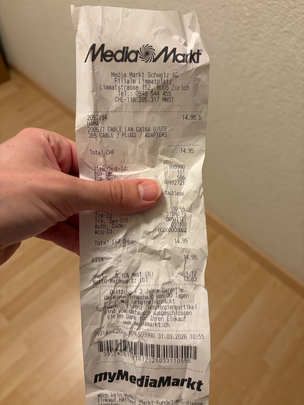 Hama Cavi: 10m Internet Kabel – Usato da Zürich venduto da cho_8wm5 7
