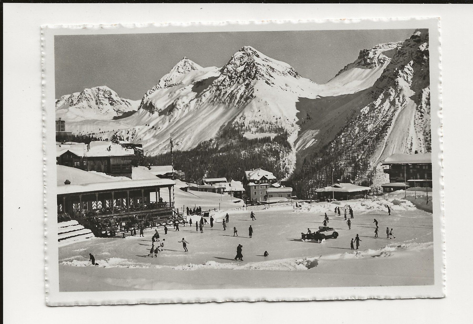 Cartoline postali: AK 1942 Eisbahn Inner-Arosa ⛄ – Usato da Greifensee venduto da 315WDO