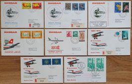 8 Swissair Erstflüge 1970