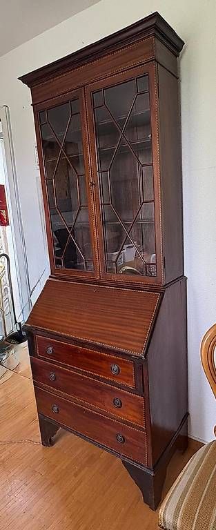 Scrivanie: Secrétaire ancien avec vitrine – Usato da Morrens VD venduto da balo01 1