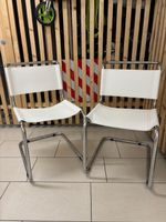 2 x Freischwinger Stühle weiss