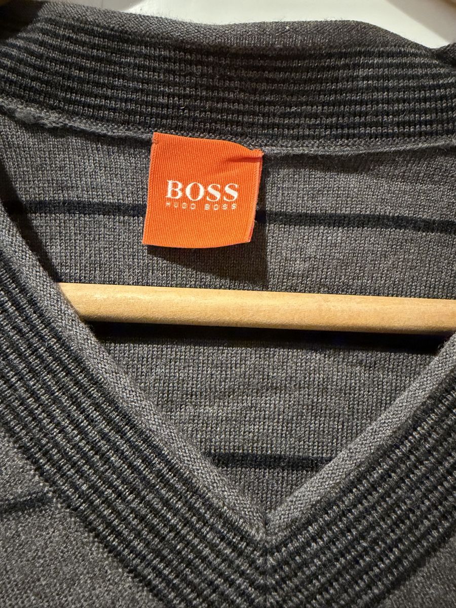 Hugo Boss Maglioni & Felpe: Hugo Boss Herren Pullover, 100% Schurwolle, Gr. L, Grau – Usato da Kilchberg ZH venduto da froschli0_0 3
